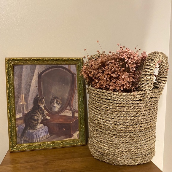 Collectable Frames, "Who's The Fairest of Them All" Cat Picture Frame Home Decor - Picture 2 of 8